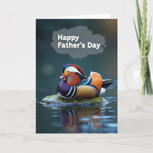 Vaderdagkaart met juwelen vogel kaart