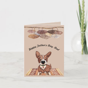 Vaderdagkaart van Corgi-hond Kaart