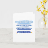 Vaderdagkaart van vrouw kaart (Gele Bloem)