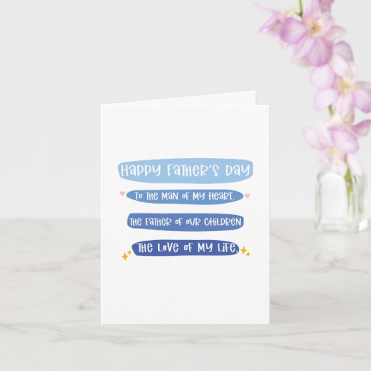 Vaderdagkaart van vrouw kaart (Orchidee)