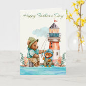 Vaderdagkaart van zoon kaart (Gele Bloem)