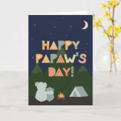 Vaderdagkaart voor Opa Kaart (Gele Bloem)