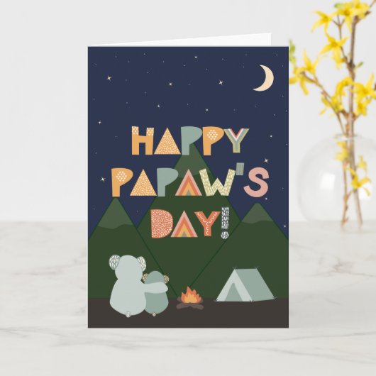 Vaderdagkaart voor Opa Kaart (Gele Bloem)