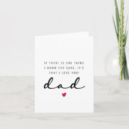 Vaderdagkaart voor papa! kaart