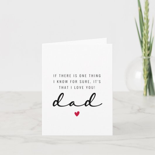 Vaderdagkaart voor papa! kaart (Voorkant)