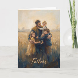 Vaderdagkaart voor papa's liefde kaart