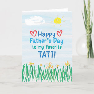 Vaderdagkaart voor Tati Kaart