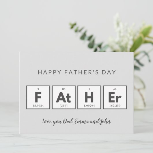 Vaderdagkaarten Cool Fun Bedankkaart (Staand voorkant)