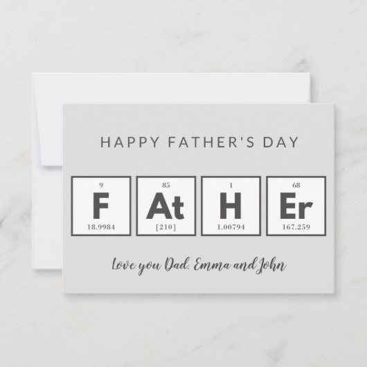 Vaderdagkaarten Cool Fun Notitiekaartje (Voorkant)