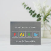 Vaderdagkaarten Cool Kleurig Briefkaart (Staand voorkant)