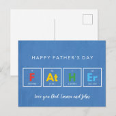Vaderdagkaarten Cool Kleurrijk Briefkaart (Voorkant / Achterkant)