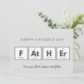 Vaderdagkaarten Leuk Grappig Bedankkaart (Staand voorkant)