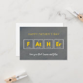 Vaderdagkaarten Leuk Grappig Kaart (Voorkant / Achterkant in situ)