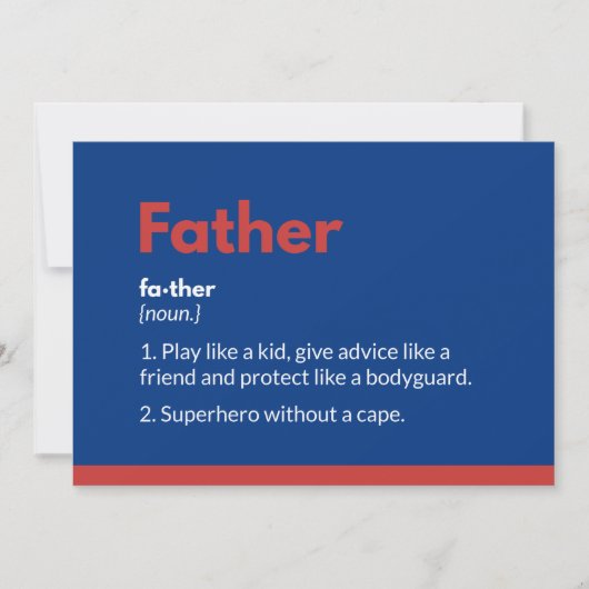 Vaderdagkaarten superhelden Superdad Bedankkaart (Voorkant)