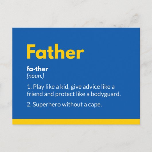 Vaderdagkaarten superhelden Superdad Briefkaart (Voorkant)