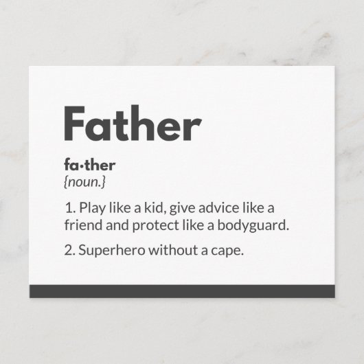 Vaderdagkaarten superhelden Superpapa Briefkaart (Voorkant)