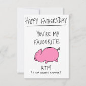 vaderdagskaart RSVP kaartje (Voorkant)