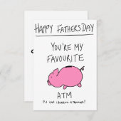 vaderdagskaart RSVP kaartje (Voorkant / Achterkant)