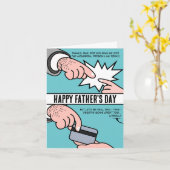 Vaderdagwaardering: een grappige hulde kaart (Gele Bloem)