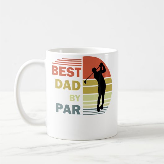 Vadere Dag Golf Liefhebber Golfer Koffiemok (Links)