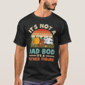 Vaderfiguur Papa Shirt Grappig Geschenk Vaderdag (Voorkant)