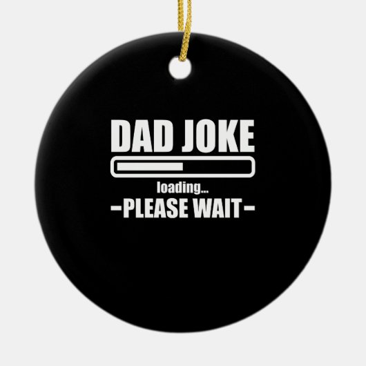 Vadergrap Laden Funny Vader Grootvader Papa Vader Keramisch Ornament (Voorkant)