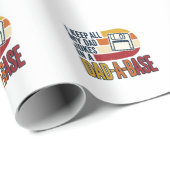 Vadergrap Vader-A-Basis Retro Grappige Vader Vecto Cadeaupapier (Rol Hoek)