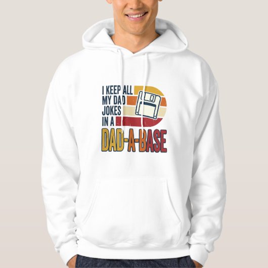 Vadergrap Vader-A-Basis Retro Grappige Vader Vecto Hoodie (Voorkant)