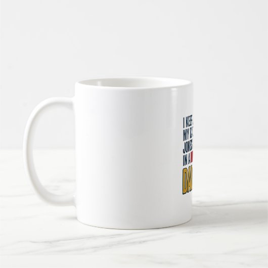 Vadergrap Vader-A-Basis Retro Grappige Vader Vecto Koffiemok (Links)