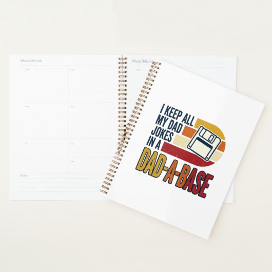 Vadergrap Vader-A-Basis Retro Grappige Vader Vecto Planner (Display)