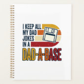 Vadergrap Vader-A-Basis Retro Grappige Vader Vecto Planner (Voorkant)