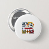 Vadergrap Vader-A-Basis Retro Grappige Vader Vecto Ronde Button 5,7 Cm (Voorkant /achterkant)