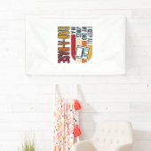 Vadergrap Vader-A-Basis Retro Grappige Vader Vecto Spandoek (Insitu)