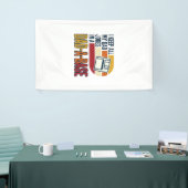 Vadergrap Vader-A-Basis Retro Grappige Vader Vecto Spandoek (Beurs)