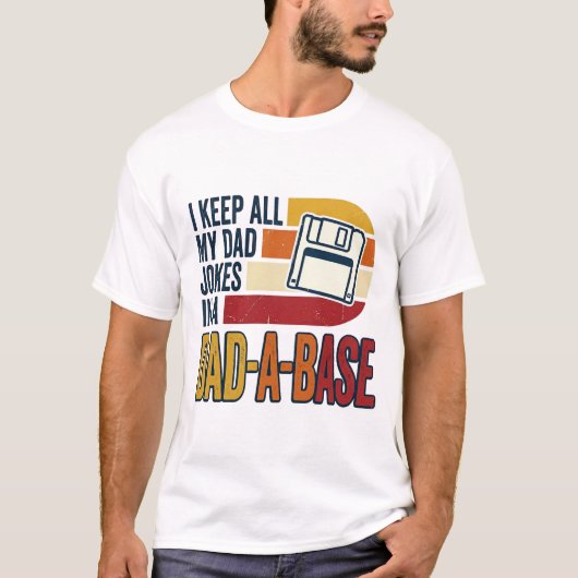 Vadergrap Vader-A-Basis Retro Grappige Vader Vecto T-shirt (Voorkant)