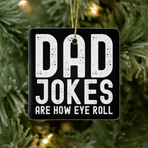 Vadergrappen zijn hoe ik met mijn ogen rol Vaderda Keramisch Ornament