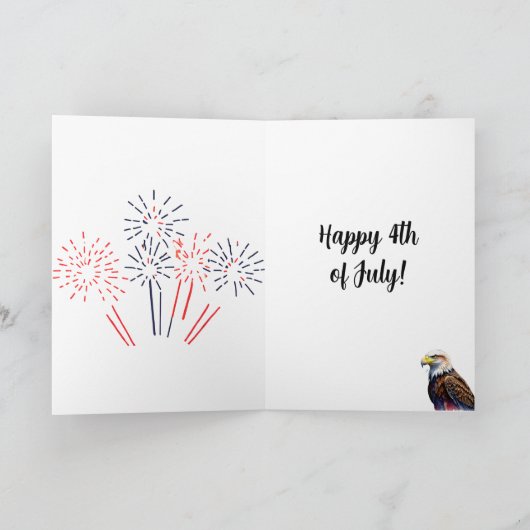 Vaderlandslandse trots: een viering van vrijheid kaart (Binnen)