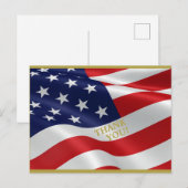 Vaderlandslievend ... DANK U! Briefkaart (Voorkant / Achterkant)