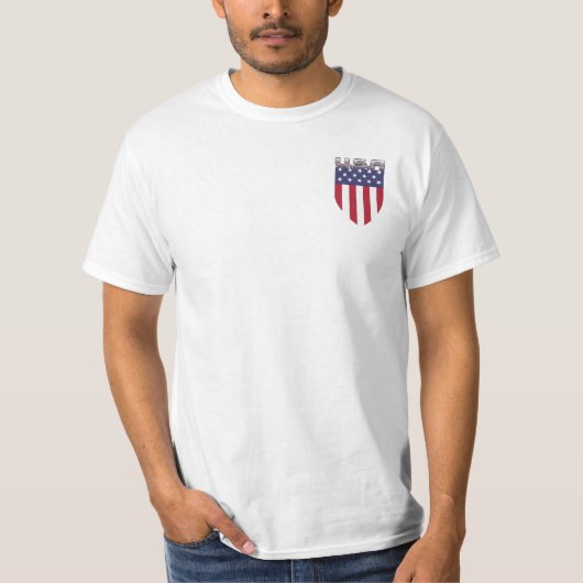 Vaderlandslievend God Zegen Amerika T-shirt (Voorkant)