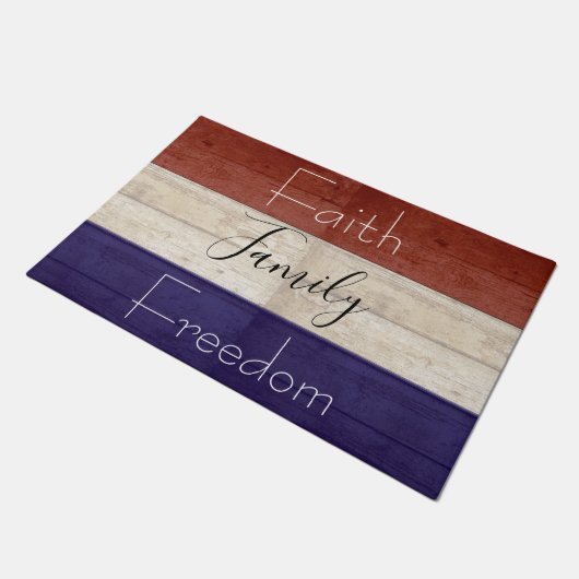 vaderlandslievend hout deurmat (Schuin)