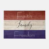 vaderlandslievend hout deurmat (Voorkant)