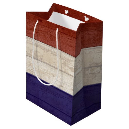 vaderlandslievend hout medium cadeauzakje (Achterkant Gekanteld)