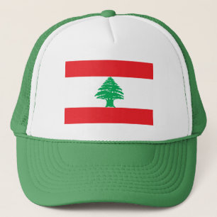 Vaderlandslievende Libanese vlag Trucker Pet