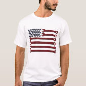Vaderlandslievende militaire vader t-shirt (Voorkant)