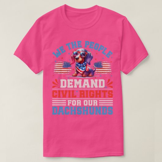 vaderlandslievende teckel t-shirt (Design voorkant)