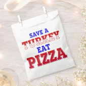 vaderlandslievende Thanksgiving red turkey pizza Bedankzakje (Geknipt)