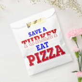 vaderlandslievende Thanksgiving red turkey pizza Bedankzakje (Gezegeld)