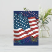 Vaderlandslovende Uitnodiging (Staand voorkant)