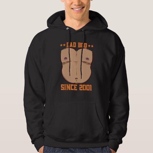 Vaderlichaam sinds Vaderdag 2001 Bierbuik Hoodie (Voorkant)