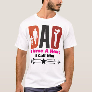 Vaderliefde en vaderschap concept ontwerp t-shirt